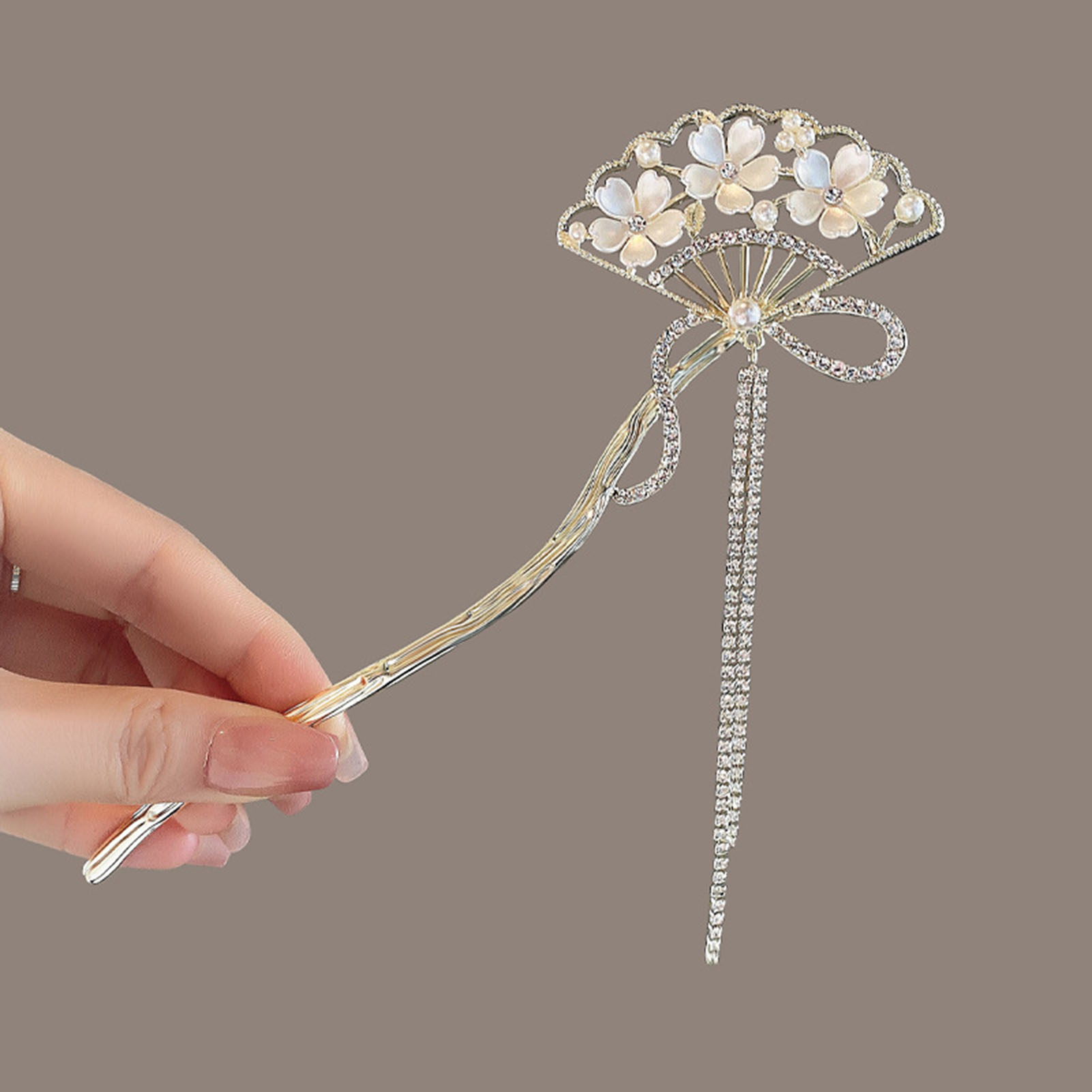 Vintage Flower Fan Shaped Hair - Vintage Collectible Item reseña y precio