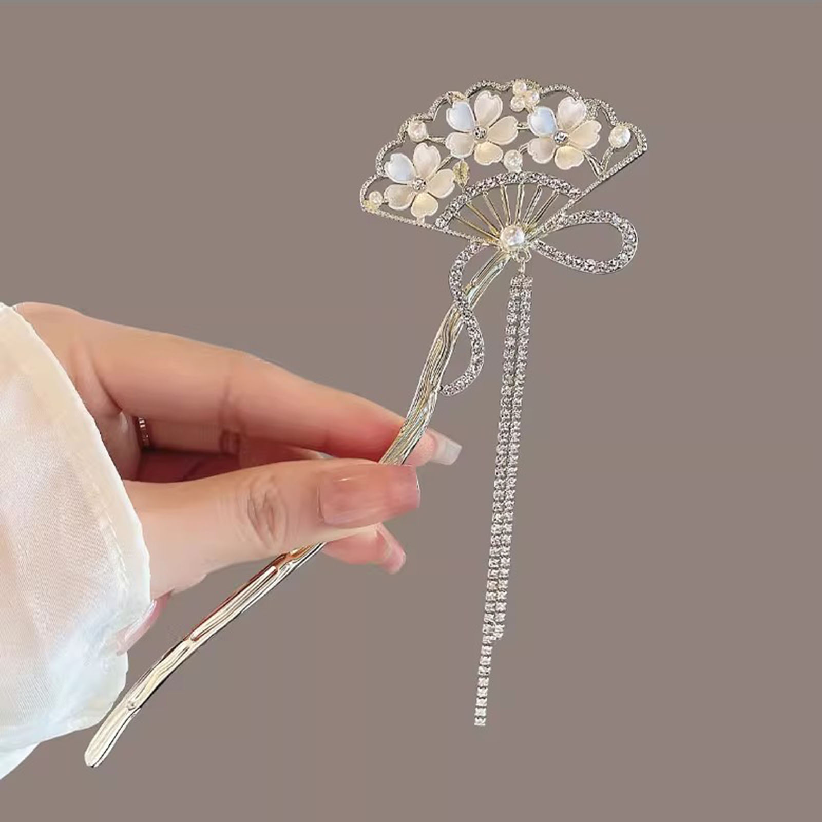 Vintage Flower Fan Shaped Hair - Vintage Collectible Item reseña y precio