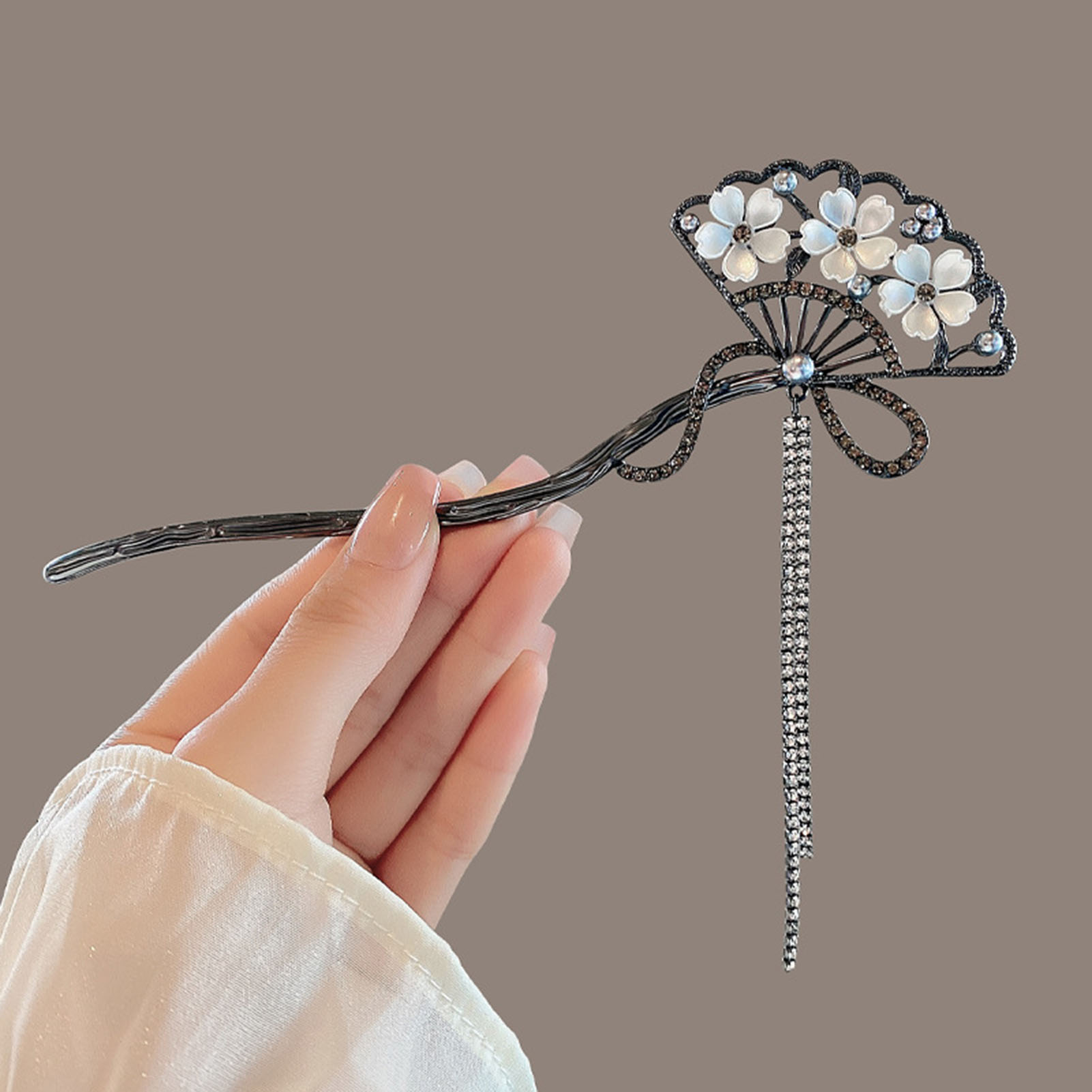 Vintage Flower Fan Shaped Hair - Vintage Collectible Item reseña y precio