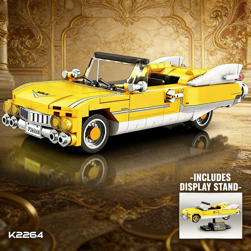 Yellow Vintage Convertible Car - Vintage Collectible Cars reseña y precio